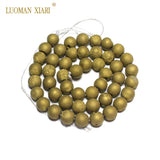 Natural Quartz Geode Agate Stone Beads 6/8/10/12mm Strand 15''