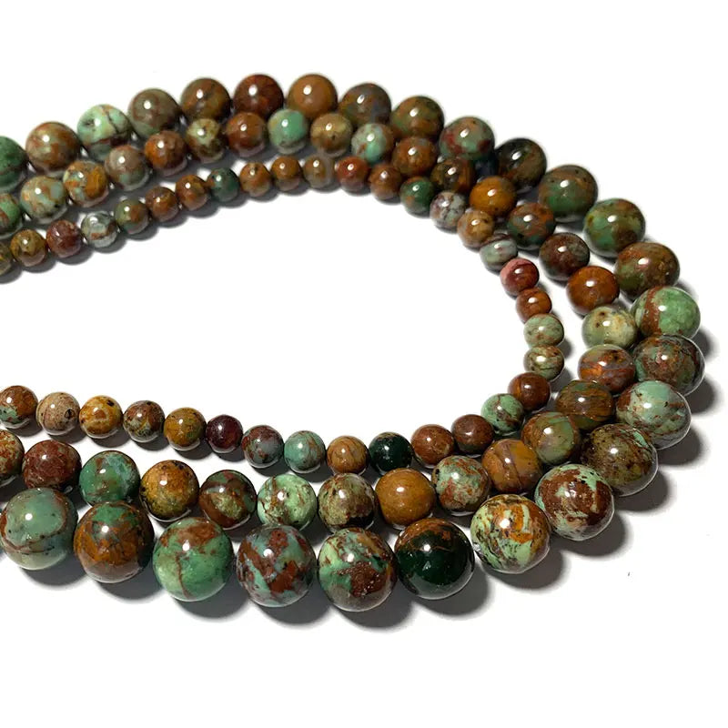 Round Green Turquoises Spacer Beads 6/8/10MM