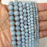 Natural Stone Beads Light Aquamarine 4/6/8/10MM