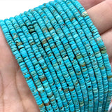 Natural Stone Rondelle Spacer Beads - Jewelry Making DIY Bracelet