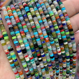 Natural Stone Rondelle Spacer Beads - Jewelry Making DIY Bracelet