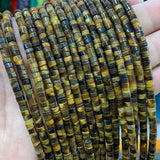 Natural Stone Rondelle Spacer Beads - Jewelry Making DIY Bracelet