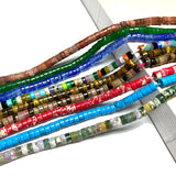 Natural Stone Rondelle Spacer Beads - Jewelry Making DIY Bracelet