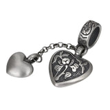 Thai Silver Love Flower Pendant Necklace