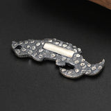 S925 Sterling Silver Magic Eye Fish Pendant