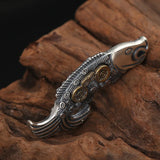 S925 Sterling Silver Magic Eye Fish Pendant