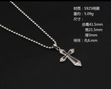 S925 Thai Silver Cross Pendant