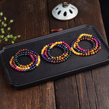 Tiger Eye Natural Stone Bracelet Round Beads Crystal for Men Women