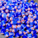 Silica Mineral Maroon Glass Beads Men's & Women's Jewelry