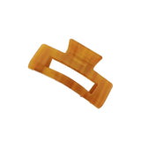 Acetic Acid Acrylic Hair Claw Clips Brown Beige