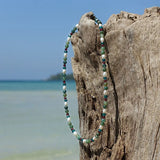 Natural Pearl Short Necklace For Women Seed Nature Jade Beads Choker