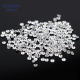 Lab Grown Moissanites 0.8~3.0mm D Round Cut Loose Stone