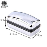 Sliver Plating Cufflinks Men Shirt Cuff Link Case