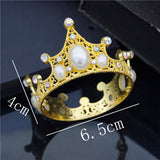 Small Metal Crown for Baby Birthday Tiaras Hair Jewelry