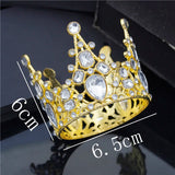 Small Metal Crown for Baby Birthday Tiaras Hair Jewelry