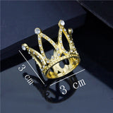 Small Metal Crown for Baby Birthday Tiaras Hair Jewelry