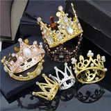 Small Metal Crown for Baby Birthday Tiaras Hair Jewelry