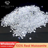 0.8-2.9mm D VVSI Moissanites Round Cut Loose Diamonds