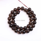 Smoky Quartzs Crystal Beads 4-12mm Natural Stone Spacer Beads