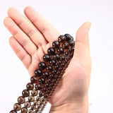 Smoky Quartzs Crystal Beads 4-12mm Natural Stone Spacer Beads