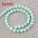 Amazonite Stone Beads Natural Round Spacer Beads 4-12mm