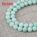 Amazonite Stone Beads Natural Round Spacer Beads 4-12mm
