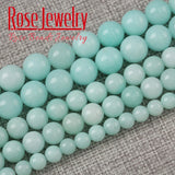 Amazonite Stone Beads Natural Round Spacer Beads 4-12mm