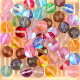 Matte Austrian Crystal Round Beads Assorted Sizes - DIY Bracelet