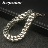 Vintage Stainless Steel Bracelet & Silver Chain Hot Sale