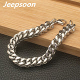 Vintage Stainless Steel Bracelet & Silver Chain Hot Sale
