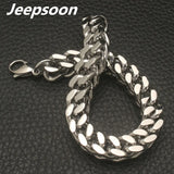 Vintage Stainless Steel Bracelet & Silver Chain Hot Sale