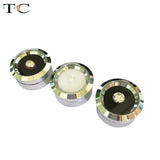 Stainless Steel Round Diamond Display Stone Box 3.4cm