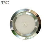 Stainless Steel Round Diamond Display Stone Box 3.4cm