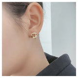 Minimalist Sterling Silver Earrings Personalized Plated Jewelry