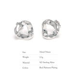 Minimalist Sterling Silver Earrings Personalized Plated Jewelry