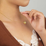 Sterling Silver Devil?s Eye Necklace with Zircon