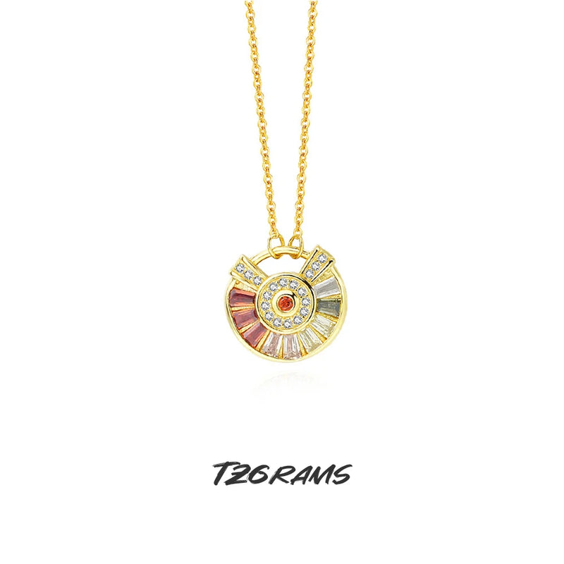 Sterling Silver Devil?s Eye Necklace with Zircon