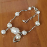 Natural Fresh Water Pearl Bracelet Extend Chain