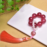 Strawberry Crystal Pendant Handmade Keychain Bag Hanging