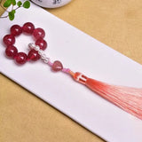 Strawberry Crystal Pendant Handmade Keychain Bag Hanging