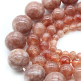 Sun Stone Beads DIY Necklace Bracelet 4/6/8/10/12mm