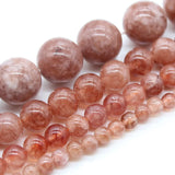 Sun Stone Beads DIY Necklace Bracelet 4/6/8/10/12mm