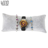 Velvet Large Bracelet Display Pillow Ankle Holder Watch Organizer