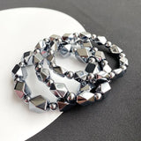 Terahertz Stone Bracelet Faceted Star Beads Crystal Jewelry