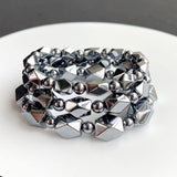 Terahertz Stone Bracelet Faceted Star Beads Crystal Jewelry