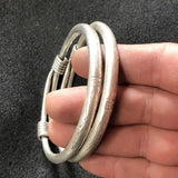 Tibetan Silver Miao Silver Bracelet National Dragon Phoenix Blessing
