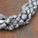 Colorful Titanium Coated Crystal Nugget Beads