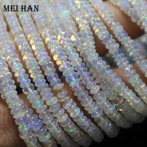 Ethiopian Opal Rondelle Bracelet & 925 Silver