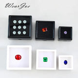 Glass Diamond & Gemstone Display Case Opal Gem Stones Coin Beads Pendant