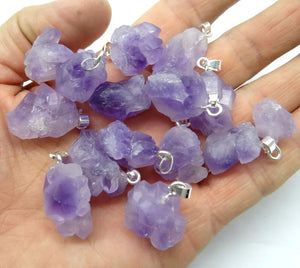 Amethyst Jewelry Pendant for Women Necklace Making